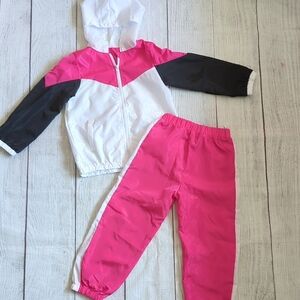 SHEIN Pink and White Girls Set